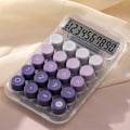Miniatyrbillede 1 af 5: Videnskabelig lommeregner 10 cifre Stort display og knapper Klart stort LCD-display Ideel til kontor, skole, hjem og erhverv FLYE1735 Purple