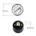 Miniatyrbillede 2 af 3: 90-120psi Luftkompressor Manifold Regulator Målere Tryk Holdbar Kontaktstyring