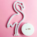 Miniatyrbillede 5 af 5: LED Neon Lys Neon Skilte Neon Natlampe Seje Ting Børnelamper til Soveværelse Pink Neon Lys Neon Lys til Soveværelse Børnebelysning til Hjemmet Pink Flamingo