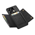 Miniatyrbilde 2 av 5: For Xiaomi Redmi Note 13 5G Deksel PU Lær+TPU Anti-fall Telefondeksel med Kortholder Style D