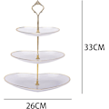 Miniatyrbillede 3 af 7: 3-lags Cupcake Stand, Etagere, Bryllupsdessert Cupcake Stand, Serveringsfad til Godbidder, Etagere, Kageholder White