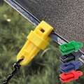 Miniatyrbillede 2 af 5: 10 stk. Gul Presenningsclips, Teltclips, Plastclips - Til Udendørs Aktiviteter