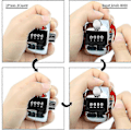 Miniatyrbild 3 av 5: 12-pack Handräknare 4-siffrig Varvräknare 8PCS
