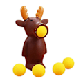 Miniatyrbillede 4 af 5: Anti Stress Sød Squishy Legetøj Skydespil Legetøj Med Skumbolde Popper Legetøj Rabbit