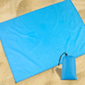 Miniatyrbillede 2 af 5: Strandmåtte, Picnic Tæppe Vandtæt 140X200 Cm Picnic Tæppe Strandmåtte Egnet Til Strand Camping Vandring Kompakt Letvægt Orange