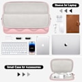 Miniatyrbillede 5 af 6: Laptop Sleeve 15 15.6 16 tommer til MacBook 15 tommer/Pro 16 tommer, Laptop Taske Notebook Computer/Tablet Pung Cover til HP/Dell/Lenovo/Asus/Acer/Samsung Pink