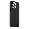 Miniatyrbillede 2 af 3: Læder Telefon Case Til Iphone 13 Pro Læder Case Med Magsafe Midnight Black