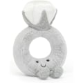 Miniatyrbillede 1 af 5: Jellycat Amuseables Diamant Ring Plyslegetøj, 20 cm | Vielsesring Plys | Forlovelses- og Bryllupsgave