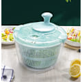 Miniatyrbild 4 av 6: Salladsslunga - Salladstvättare, 5L Salladstork Salladsslungor med Grönsakstvättskorg, Hushållsfrukt Dehydrator Avlopp Blue