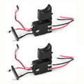 2st Elektrisk Borrmaskin Kontrollbrytare DC 7.2 V-24 V 16A Sladdlös Borrmaskin Avtryckarbrytare Hastighetskontroll Bu