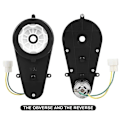 Miniatyrbillede 3 af 5: 24v Børne Elbil Gearkasse 30000rpm Motor 2stk Elektrisk Motor Gearkasse Motorcykler Høj Hastighed Rs55