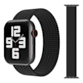 Pikkukuva 1 / 2: Apple Watch yhteensopiva JOUSTAVA RANNEKE Musta 38/40/41 mm Musta - M