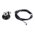 Pikkukuva 1 / 3: 12 mm nopeusmittarin käyttöpyörä vaijerilla GY6 50cc 150cc skootterin osat