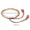 Miniatyrbilde 4 av 5: Håndlaget Tibetansk Kobberperle Tau Armbånd (1 stk)