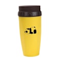 Miniatyrbild 2 av 5: Bärbar Coverless Twist-mugg med isolerad kaffekopp i rostfritt stål panda yellow