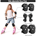 Miniatyrbild 3 av 5: MD-611 6 st/set Barn Cykel Rullskridsko Knä Armbåge Handledsskydd Skateboard Skidskydd Style C