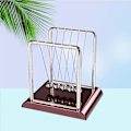 Miniatyrbilde 2 av 3: Newtons Cradle Balanseballer, Fysikk Mekanikk Vitenskapsleker