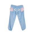 Pikkukuva 2 / 5: Hauskat Elefanttihousut Naisille Miehille Olohousut Pehmeät Kotihousut Pariskunnan Pyjamahousut Lahja Poikaystävälle-YUHAO Blue XXL