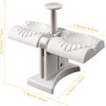Miniatyrbild 5 av 6: Automatisk Dumpling Maker, Dubbelhuvud Dumpling Press Maskin Form, Rostfritt Stål Köksredskap för Dumpling Tillverkning, Gör Två Åt Gången