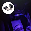 Miniatyrbillede 7 af 8: 6 stk. Mini USB LED Lys, 7 Farver RGB Bil LED Indvendig Belysning 5V Smart USB Smart Lys Atmosfærisk Lys, Laptop Tastaturlys