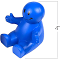 Miniatyrbild 2 av 4: 4 Tum Squeeze-bar Smile Mobilhållare, 3-pack, 2-i-1 Smartphone-ställ, Stressreducerande Fidget Leksak för Barn