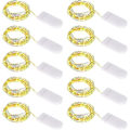 Miniatyrbillede 1 af 4: 10 stk LED Lysstreng Batteri, Lysstreng Lille Med Batteri, 1m 10 Micro