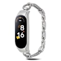 Miniatyrbillede 2 af 5: Til Xiaomi Mi Band 7 Urremme Silver