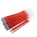 Pikkukuva 3 / 4: 20/50/100 kpl/erä Sininen Musta Punainen Geelikynien Pyyhittävä Täyttövarsi Pyyhittävä - red - 0.5mm 100pcs