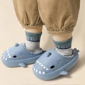 Miniatyrbillede 4 af 5: Vinterhaj Sutsko Hajesko Herre Og Dame Memory Foam Sød Tegneserie Plysset Fluffy Varmt Forede Sutsko Blue 42-43