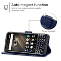 Pikkukuva 4 / 4: Blackberry KEY2 Nahkainen Puhelinkotelo Blue