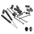 Miniatyrbilde 3 av 3: For Suunto Core 24mm Klokkereim Adapter Kit Rustfritt Stål Festekoblinger Tilbehør