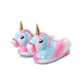 Miniatyrbilde 1 av 5: 3-12 År Vinter Enhjørning Tøfler Baby Gutt Jente Tøfler Myke Plysj Soverom Hus Tøffel Innendørs Furry Baby Barn Light BLue M(Length 26cm)