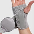 Miniatyrbilde 5 av 5: 1 stk Håndleddstøtte Justerbar Skinne, Forstuinger, Artritt, Bandasje Ortopedisk, Håndstøtte Finger - Gray