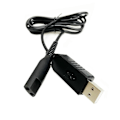 Pikkukuva 1 / 5: Universaali USB-parranajokoneen laturi, yhteensopiva useiden Braun 1-9 -sarjan parranajokonemallien kanssa, sarjat S3 S5 S7 ja S9 latausjohto