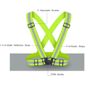 Miniatyrbilde 2 av 7: 2 Pakning Refleksvest Justerbar Sikkerhets Hi Vis Høy Synlighet Sportsutstyr for Utendørs Nattløping Sykling Vandring Sykling yellow