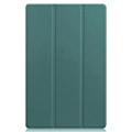 Miniatyrbild 1 av 4: För Lenovo Tab P11 (TB-J606F) Läderfodral Mörkblå Dark green