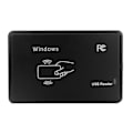 Pikkukuva 1 / 5: USB RFID-lukija 125 kHz EM4100 ID Kosketukseton Herkkyys Älykortinlukija TK4100 Tukee Windows- ja Linux-järjestelmiä