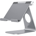 Miniatyrbilde 1 av 5: Justerbart nettbrettstativ, iPad-stativ, skrivebordsstativ i aluminium JKW Grey