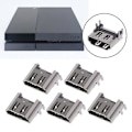 Miniatyrbild 1 av 5: 5st Ersättnings Display HDMI-kompatibel Port Socket Jack Kontakt För PlayStation PS4 Konsol Port