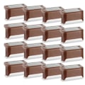 Miniatyrbillede 5 af 5: Solcelle LED Dæk Lys Udendørs Sti Have Trappe Trin Hegn Væglampe Hjem 4pcs