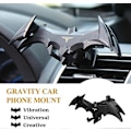 Miniatyrbild 2 av 5: Bilventil Fladdermushållare Kreativ Fladdermus Biltelefonhållare Universal Gravity Automatisk Låsning Hands Free