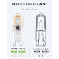 Pikkukuva 2 / 5: 10-pakkauksen 3W G9 3000K LED-lamppu, vastaa 25W halogeenivaloa - Lämmin valkoinen