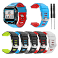 Miniatyrbillede 4 af 5: Silikonearmbånd til Garmin-Forerunner 920XT Smartwatch Armbånd Loop Armbånd Sort blå