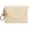 Miniatyrbild 1 av 6: Dam Halmväska Clutch, Sommar Halm Axelväska Vävd Rotting Handväska Väskor Strand Axelväska Tote Handväskor Beige