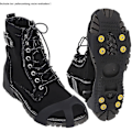 Miniatyrbillede 3 af 5: 10-stud Universal Ice No Slip Snow Shoe Spikes Grips Cleats - S