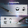 Miniatyrbilde 2 av 5: Erstatnings A10-kabel Kompatibel med Astro A10 Headset, Qjyth A10 Inline Volum Lydkabel for Astro A10/a40/a40tr Gam