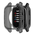 Miniatyrbilde 1 av 4: For Garmin Venu Sq / Venu Sq Music / Venu Sq 2 / Venu Sq 2 Music TPU Klokkeramme Deksel Hul Transparent Black