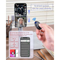 Miniatyrbillede 4 af 5: Bluetooth Fjernbetjening til iPhone & Android, TikTok Side Vender Afspil/Pause Kamera Fjernbetjening, 6 Knapper white