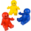 Miniatyrbild 1 av 4: 4 Tum Squeeze-bar Smile Mobilhållare, 3-pack, 2-i-1 Smartphone-ställ, Stressreducerande Fidget Leksak för Barn