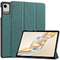 Miniatyrbillede 1 af 5: For Honor Pad X9 Pro Etui Anti-Drop Læder Stand Tablet Cover - Sortligende Grøn Blackish Green